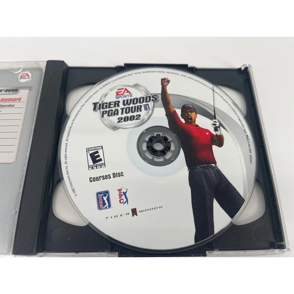 EA Sports Tiger Woods PGA Tour 2002 PC CD-ROM Golf Sports Game